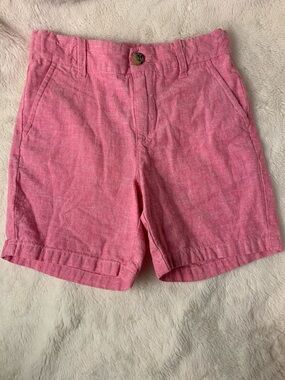 Janie and Jack Pink Linen-Blend Girls' Casual Shorts